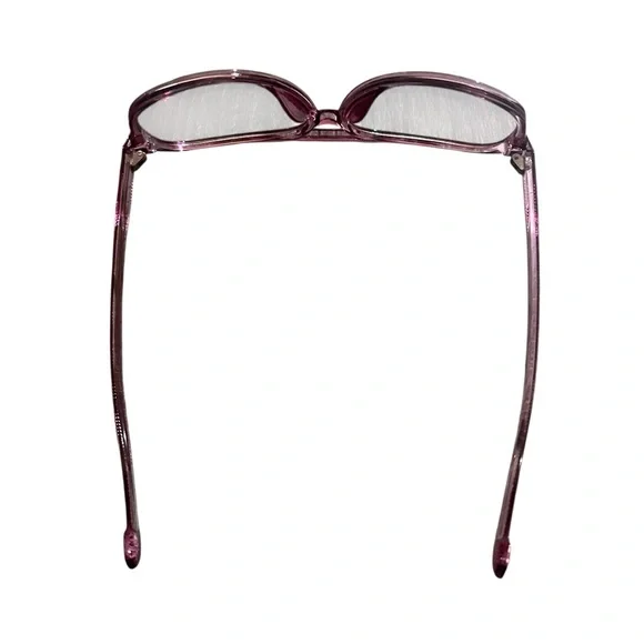New! Viento Pink Fuchsia Clear Aviator Eyeglasses - Picture 6 of 7